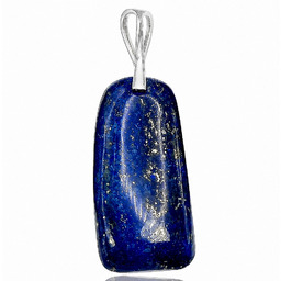Lapis Lazuli Naturalny Elegancki Wisiorek Srebro