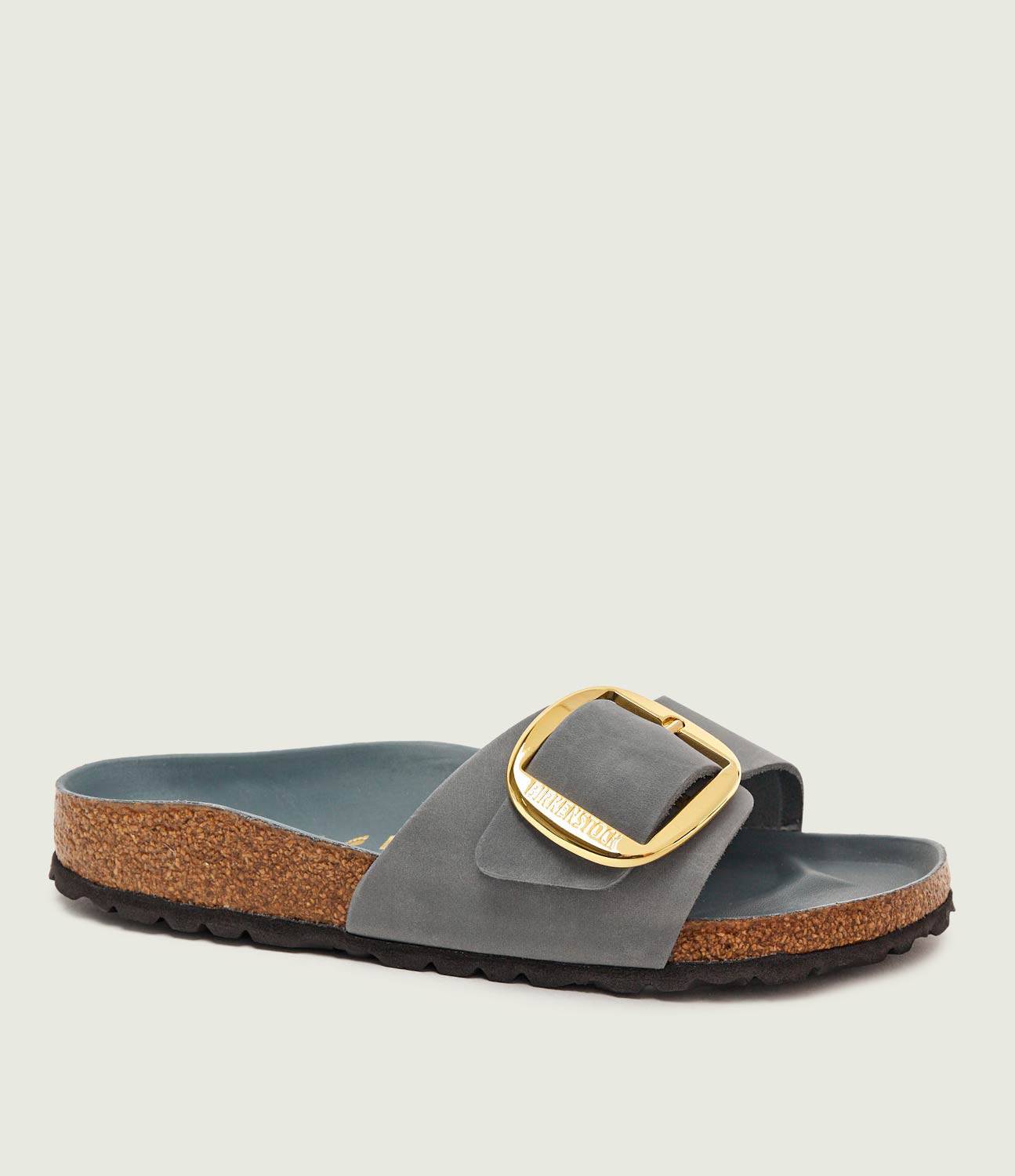 Birkenstock Skórzane klapki Madrid narrow fit