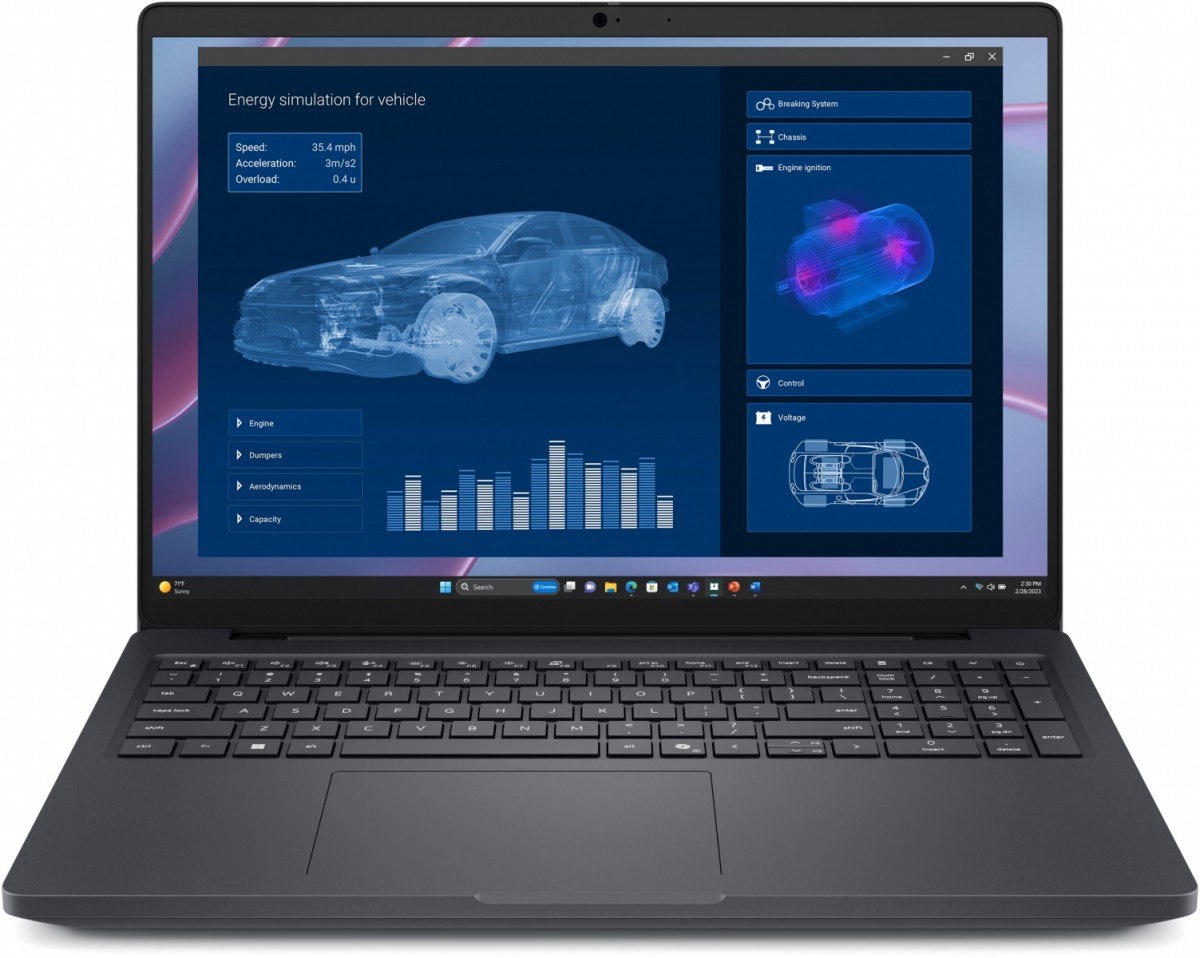 Dell Pro Max 16 MC16255 Win11Pro AMD Ryzen 340|16GB|256GB|FgrPr&SmtCd|FHD Cam&Mic|WLAN+BT|16.0 FHD+|4 Cell|100W/3