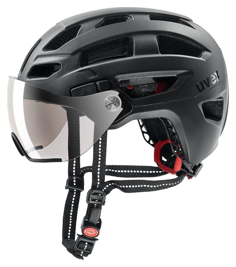 Kask rowerowy UVEX Finale visor 56-61cm, black matt