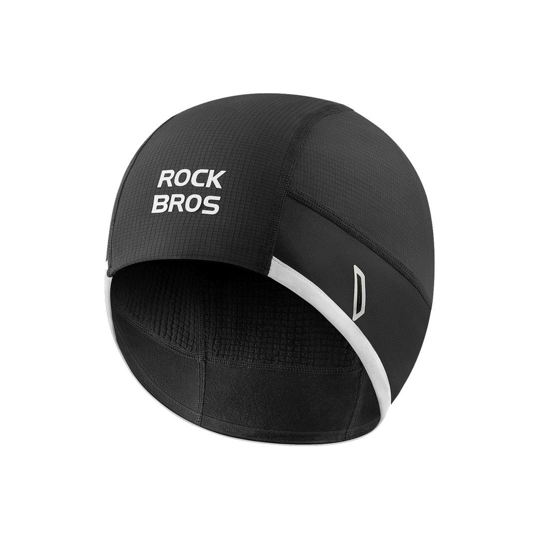 Czapka rowerowa zimowa wiatroodporna rozmiar 54-61 cm - czarna