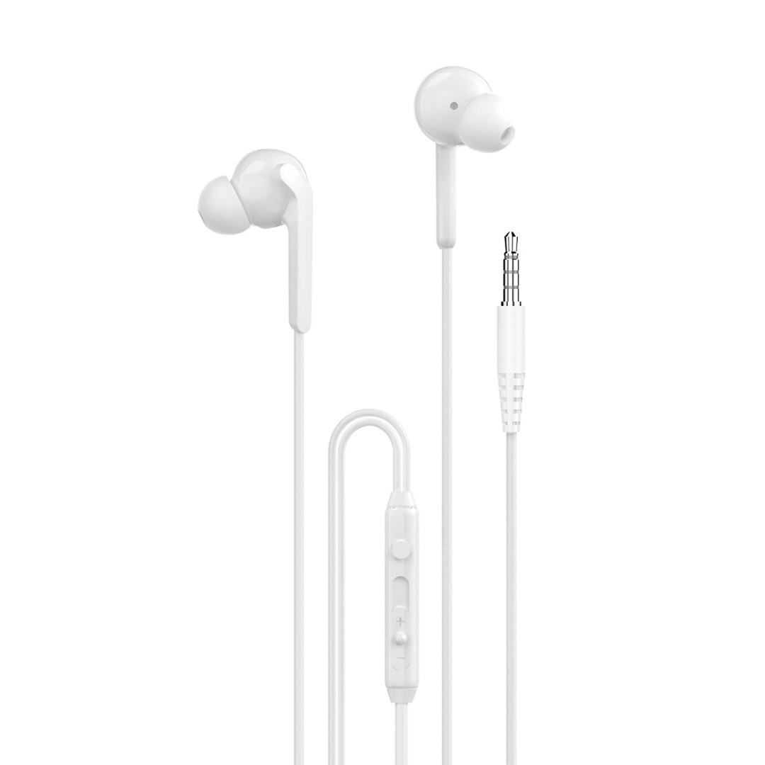 Dudao Słuchawki przewodowe dokanałowe X3+ USB-C - białe 1033192