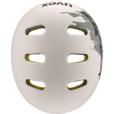Kask rowerowy dziecięcy UVEX Kid 4 Style MIPS, dirt warm grey