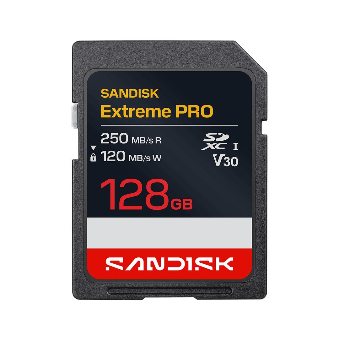 Sandisk Extreme Pro SD UHS-I 128GB SD 250MB/s(R) / 120MB/s(W) SDSDXXJ-128G-GSCIN