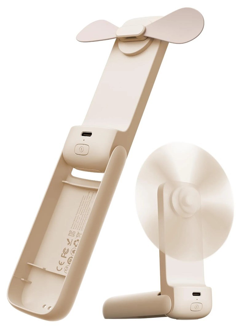 Aecooly Pocket 01 Składany wentylator ręczny, beżowy