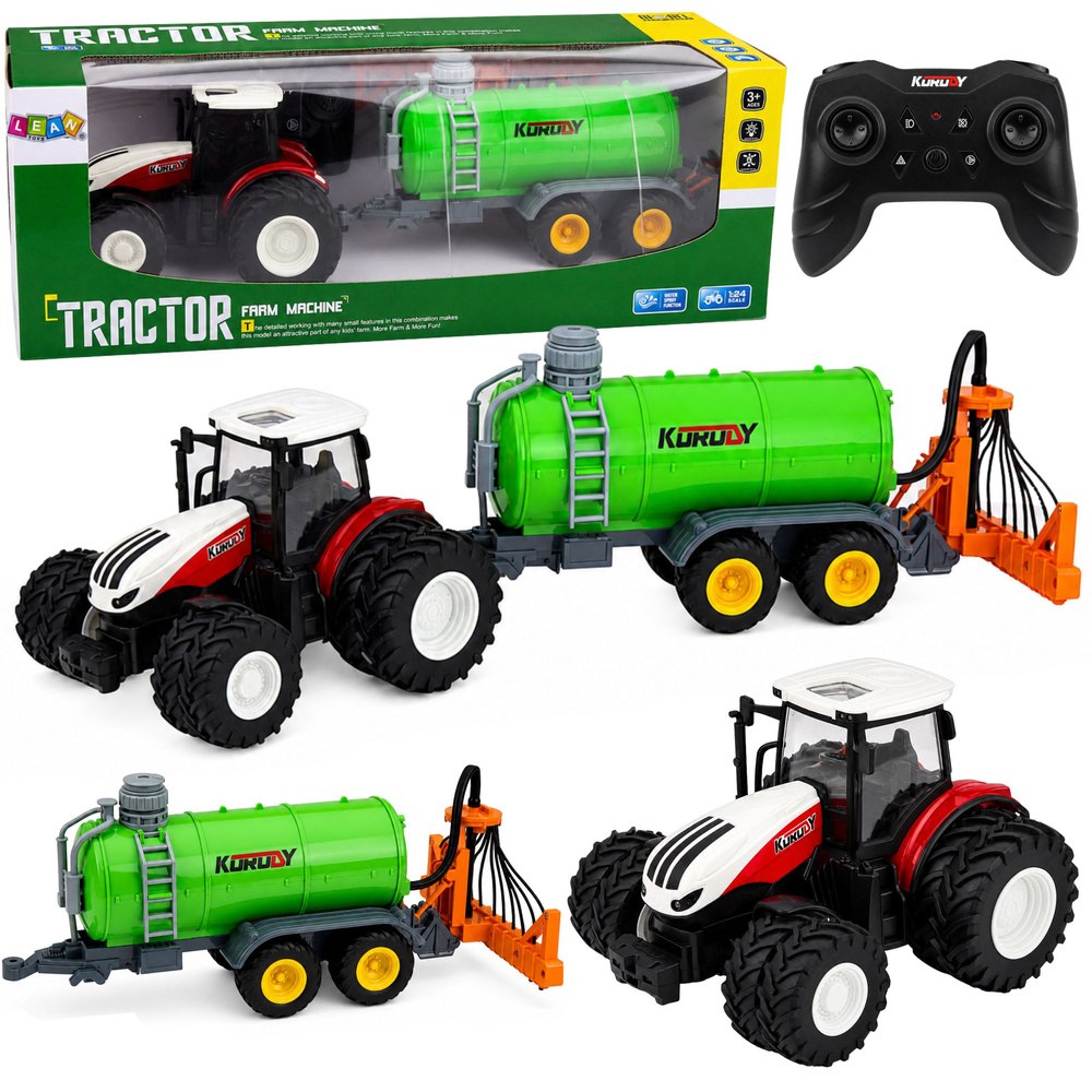 Traktor Rolniczy z Opryskiwaczem Nawozów Płynnych Zdalnie Sterowany RC 1:24