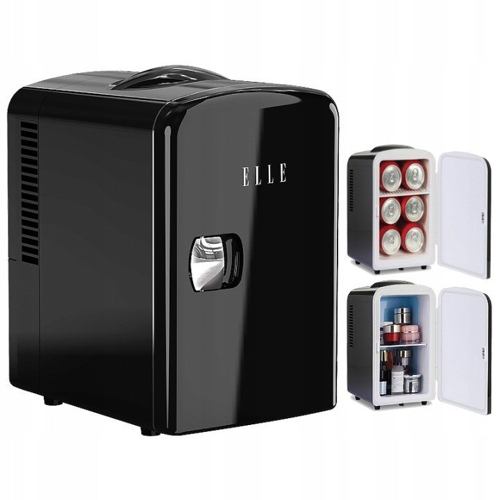 Mini lodówka ELLE Home ESDAF101BKEU 4L czarna