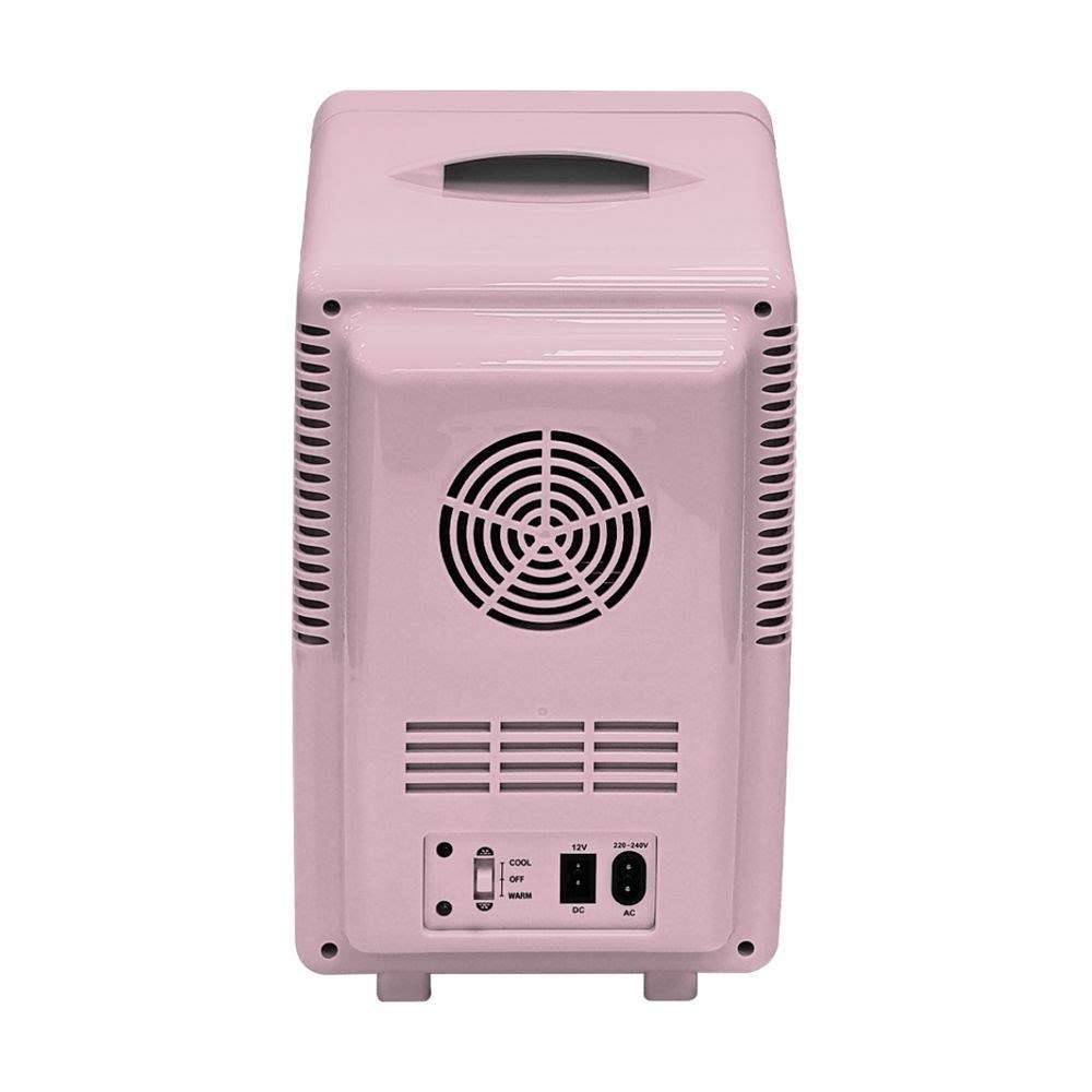 Mini lodówka z lusterkiem do makijażu LED ELLE Home ESDAF01PUEU 6L fioletowa