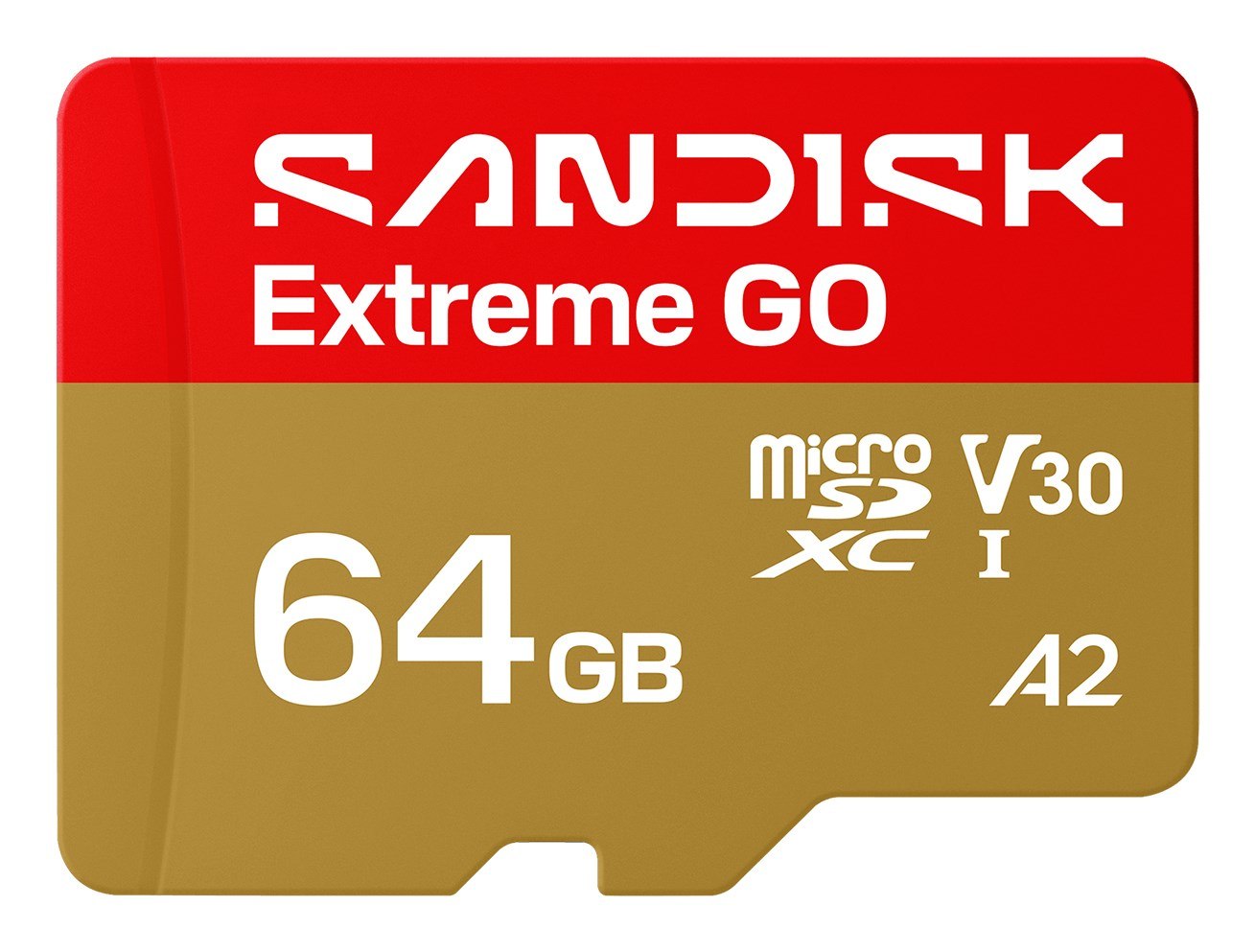 Sandisk Extreme Go microSD UHS-I 64GB MicroSD 170MB/s(R) / 80MB/s(W) SDSQXGN-064G-GN6MN