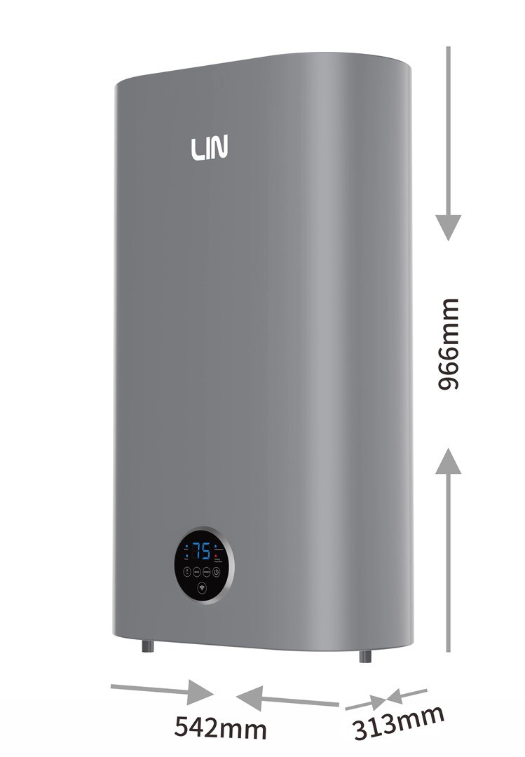 LIN Bojler elektryczny LIFVD1SMGY 80L UNIVERSAL szary WiFi