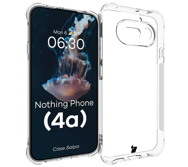 BIZON Case Salpa do Nothing Phone 4a Przezroczysty