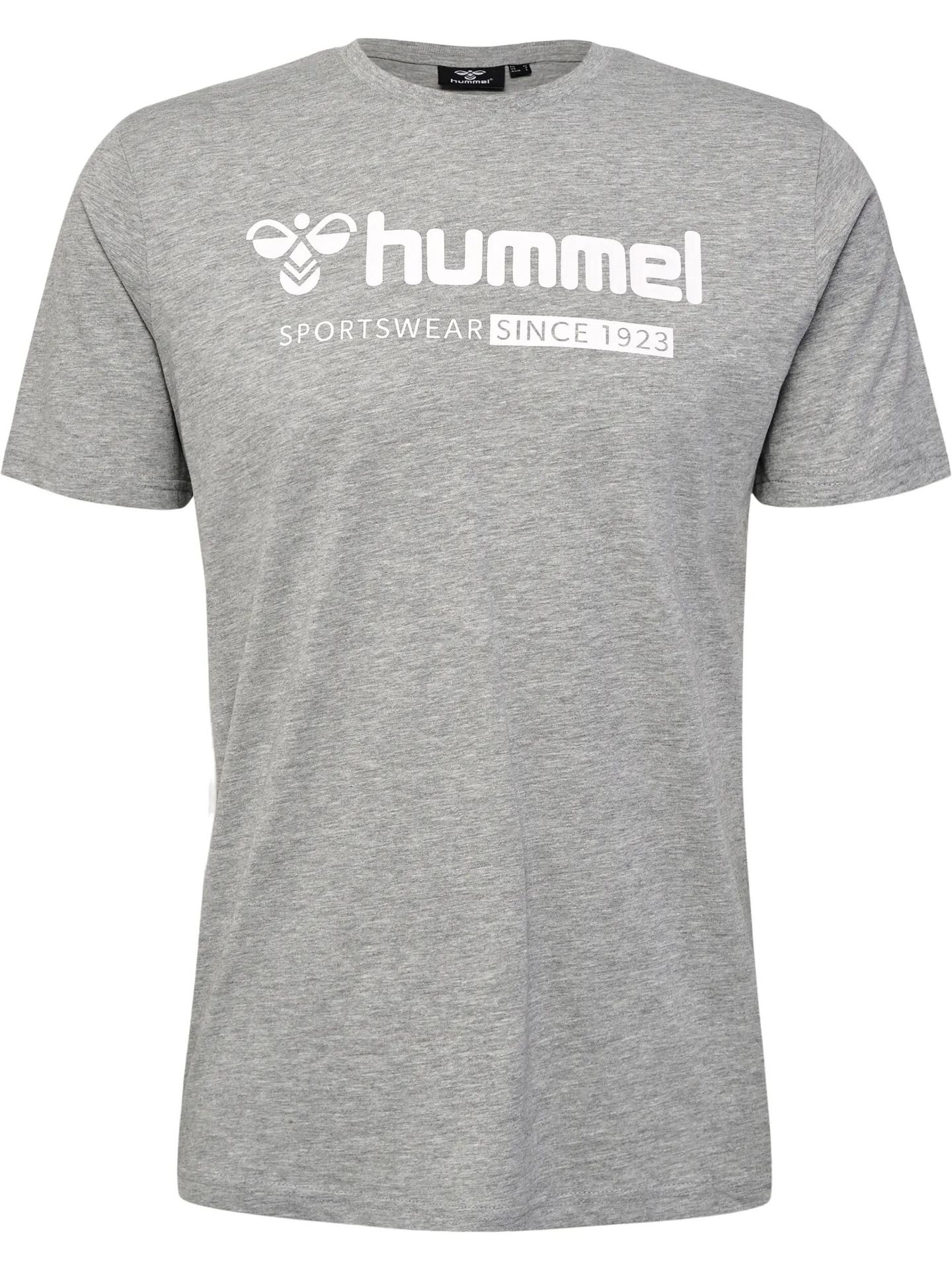 hummel T-shirt krótki rękaw bawełniany z dużym logo