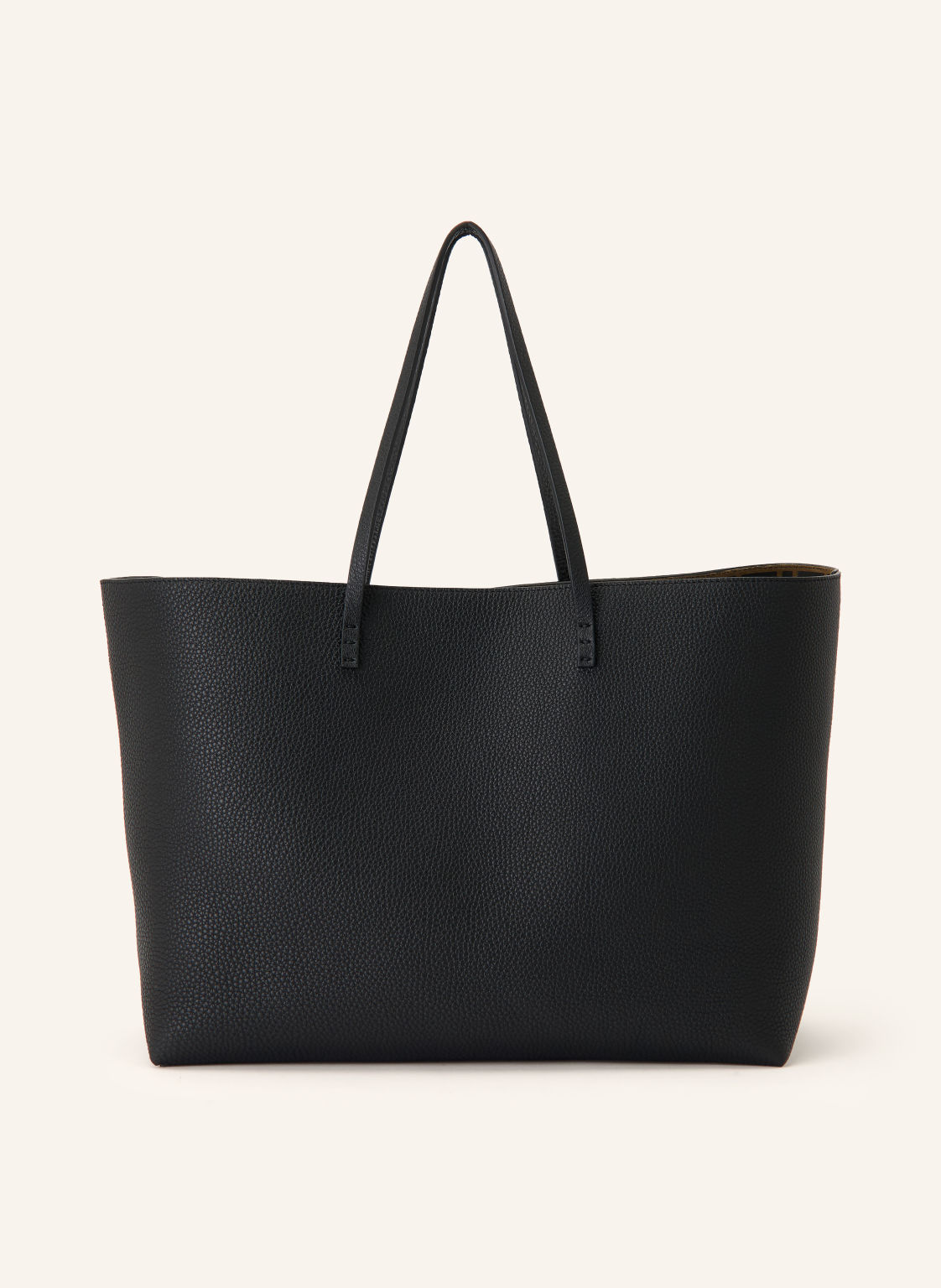 Fendi Shopperka Roll Medium Z Torebką Typu Pouch schwarz