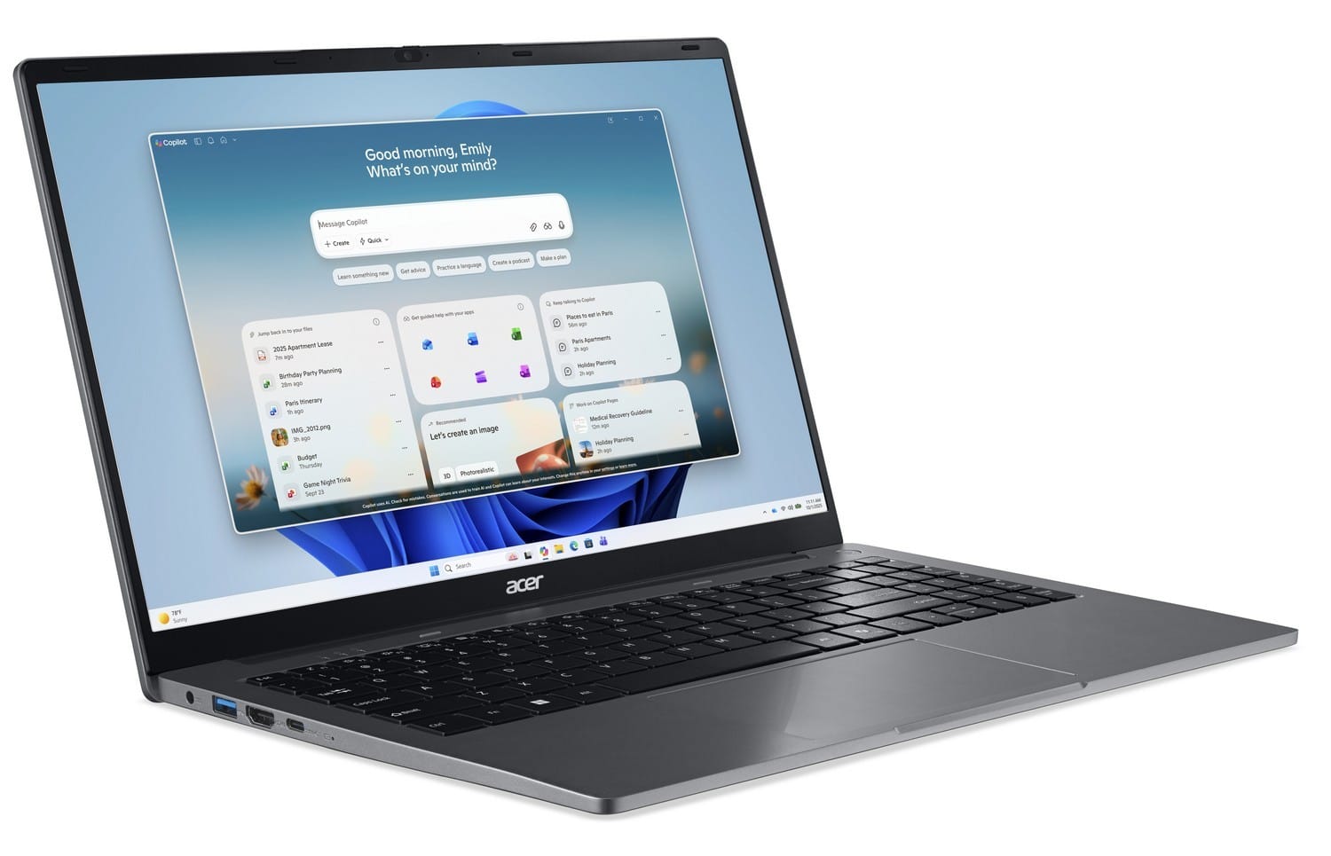 Acer Aspire Lite AL15 AMD Ryzen 3 5400U 15,6'' 8GB 512GB W11H NX.DRPEP.001