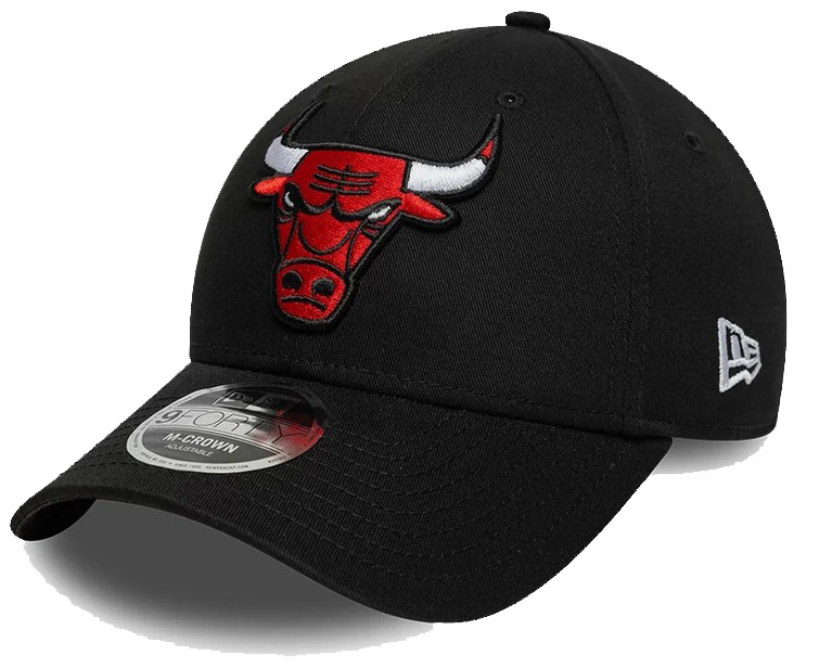 Czapka z daszkiem NEW ERA Chicago Bulls NBA czarna 9FORTY