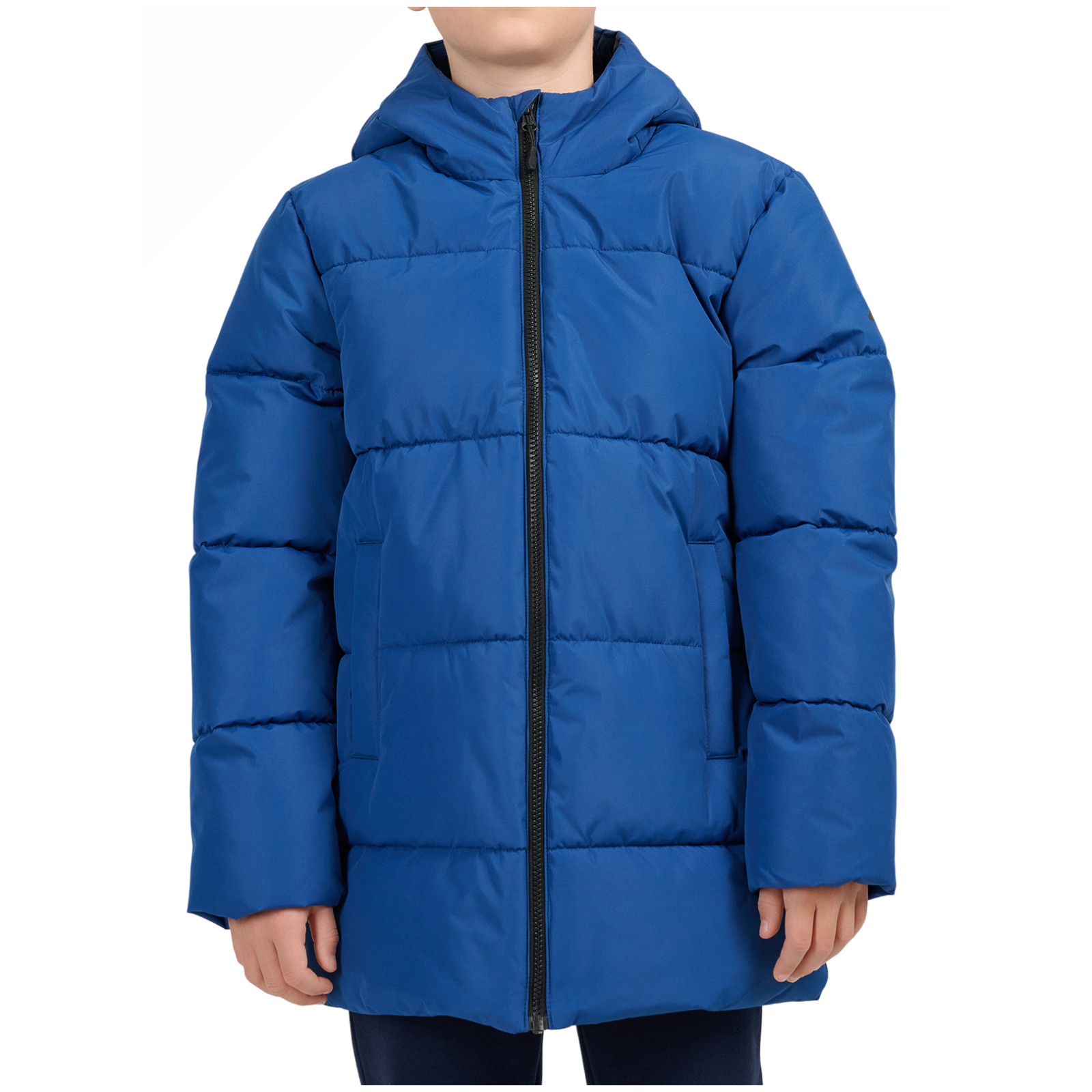 Dziecięca kurtka zimowa 4F Down Jacket M0916 Dark Blue Rozmiar dziecięcy: 164 / Kolor: niebieski
