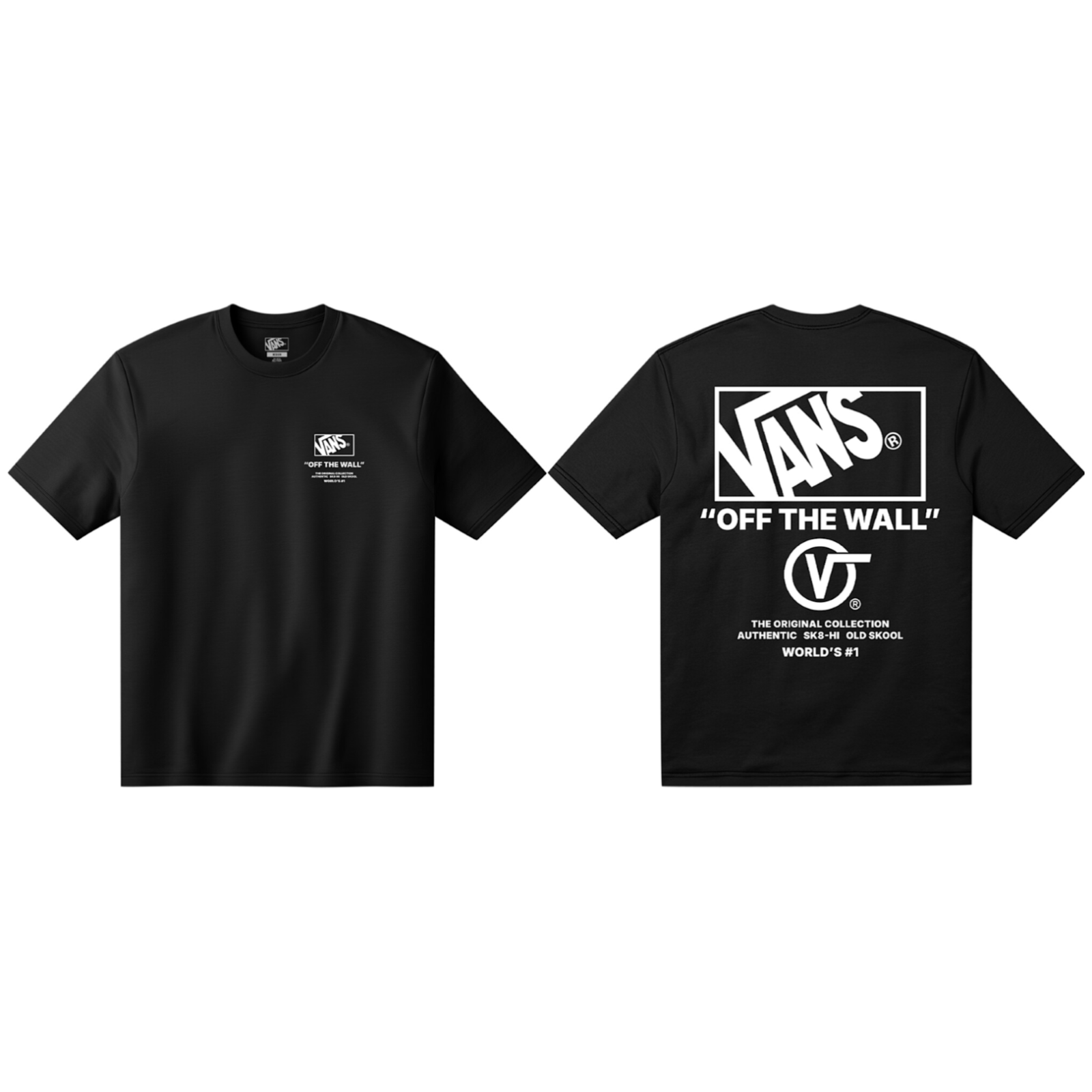 Koszulka męska Vans Stacked Hi SS Tee Rozmiar: XXL / Kolor: czarny