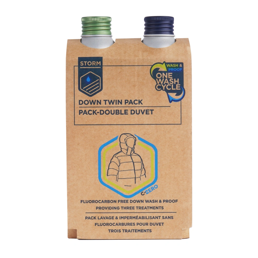 Storm - Impregnat do odzieży i płyn do prania odzieży puchowej Down Proofer Twin – 2 x 225 ml - S51307