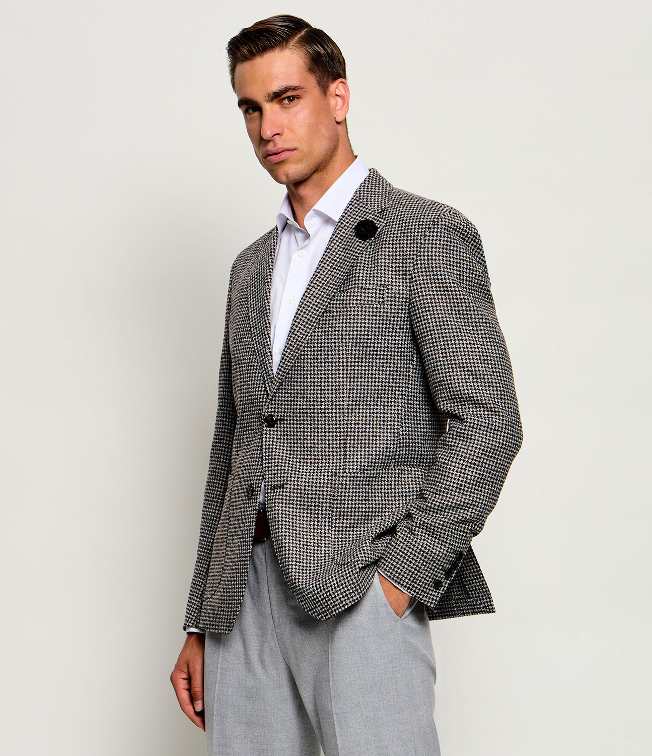 Joop! Marynarka Hoverest Slim Fit z dodatkiem wełny