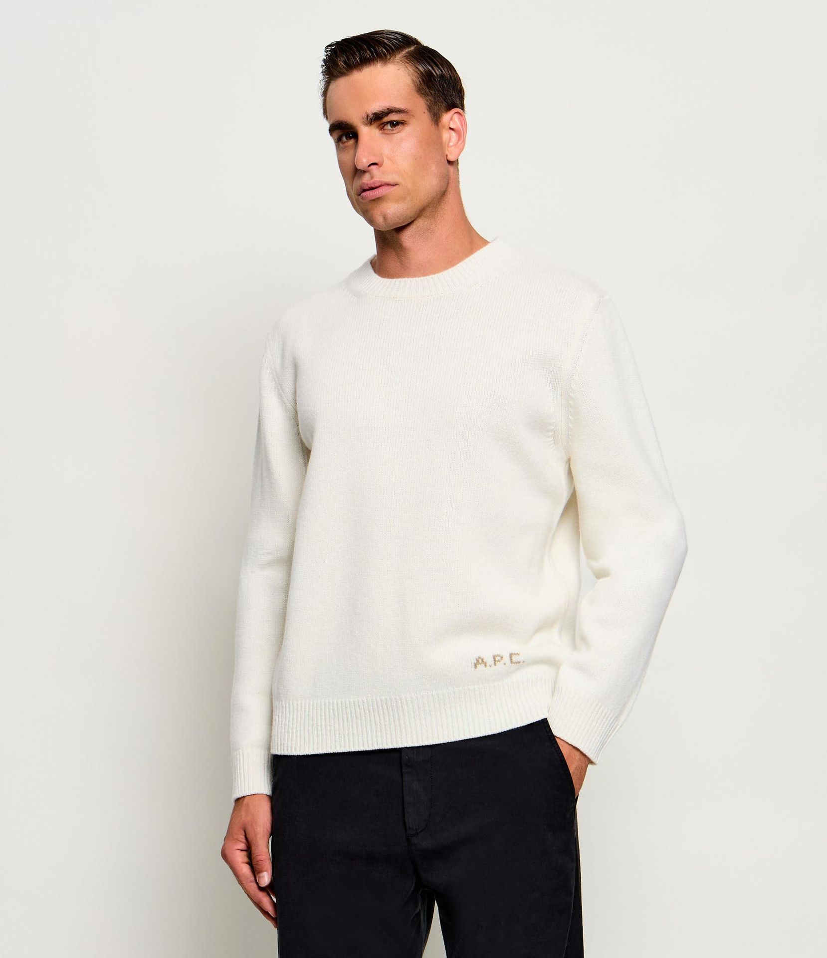 A.P.C. Wełniany sweter Edmond Regular Fit