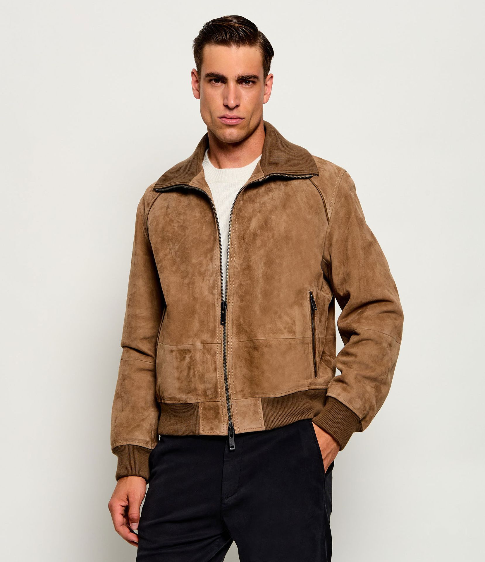 HUGO Kurtka bomber Laines zamsz