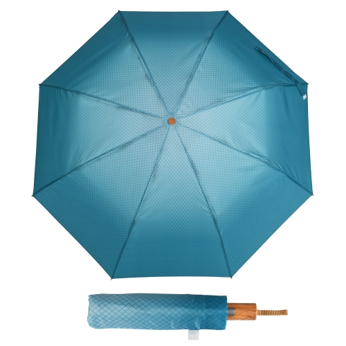 Parasol Damski Półautomatyczny Składany Romby Morski Do Torebki
