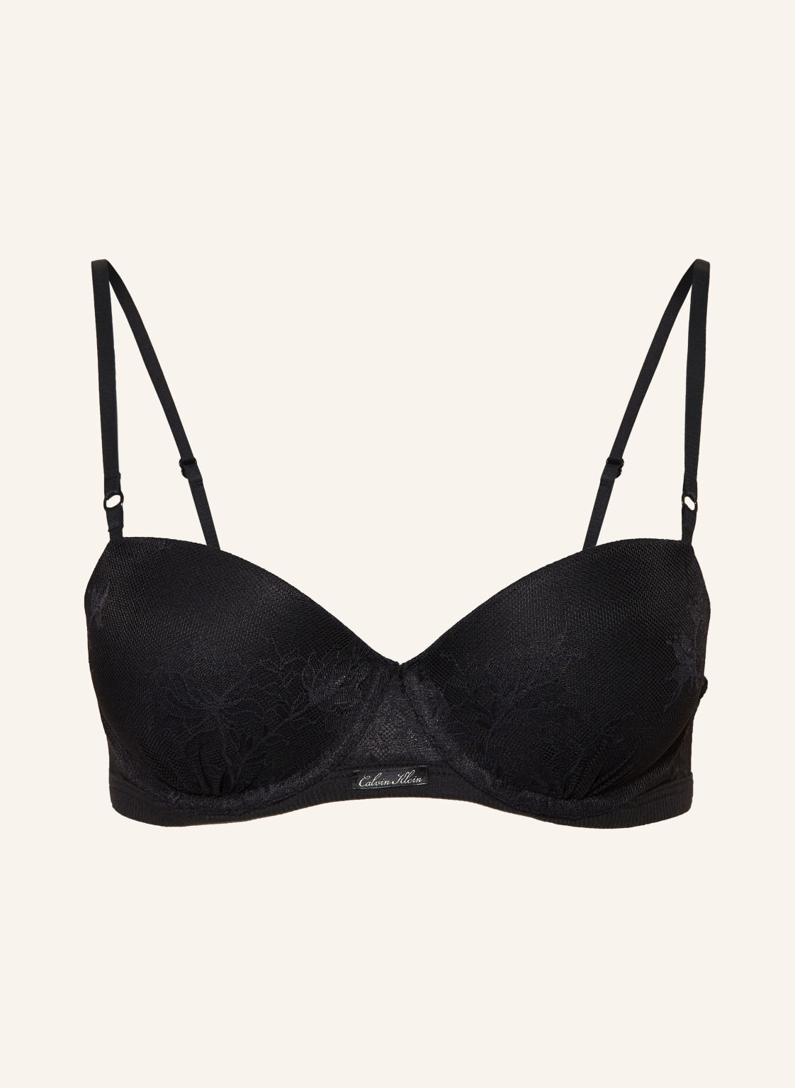 Calvin Klein Biustonosz Push-Up Icon Stretch Lace schwarz