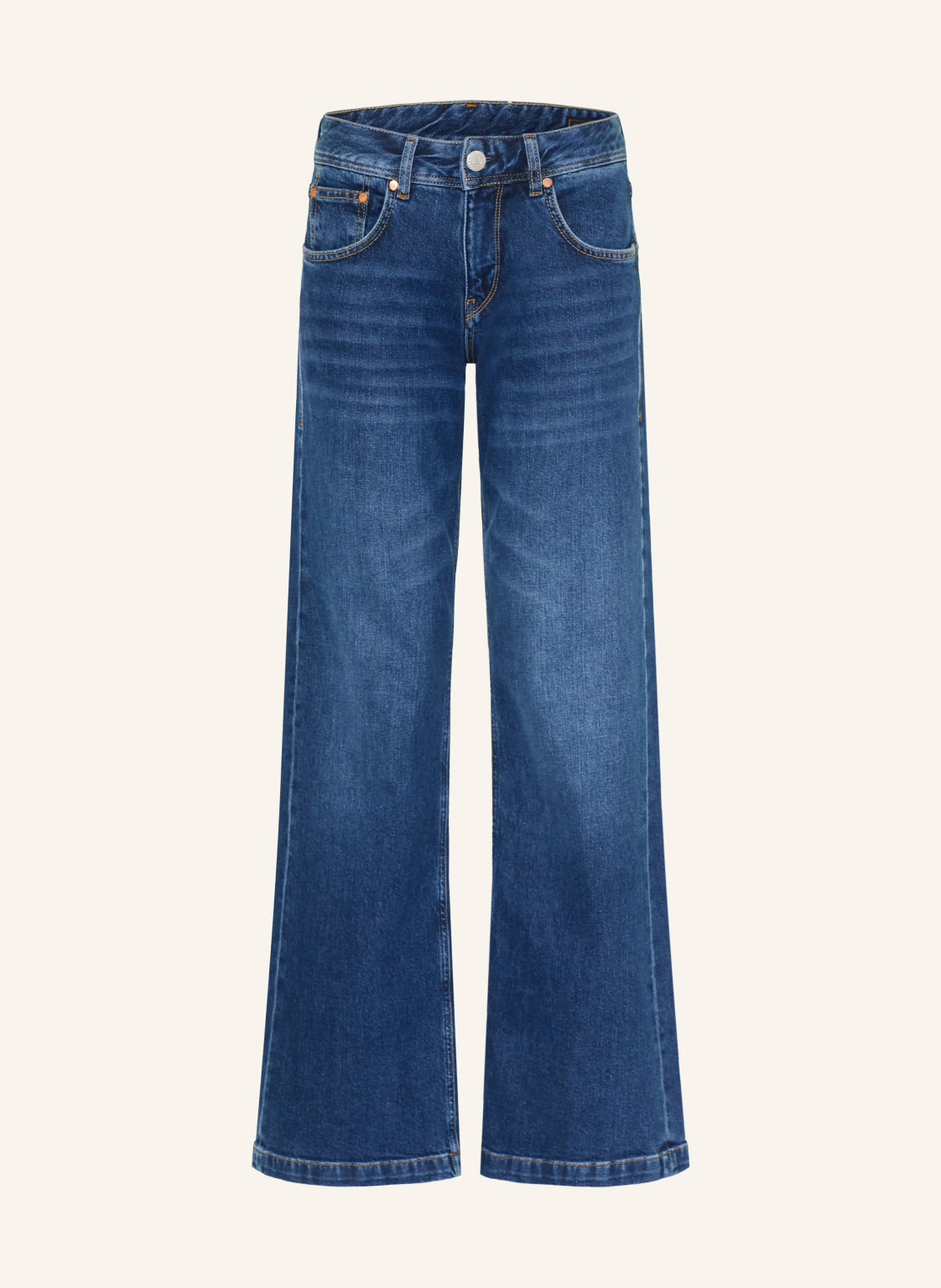 Herrlicher Jeansy Wide Leg Edna blau