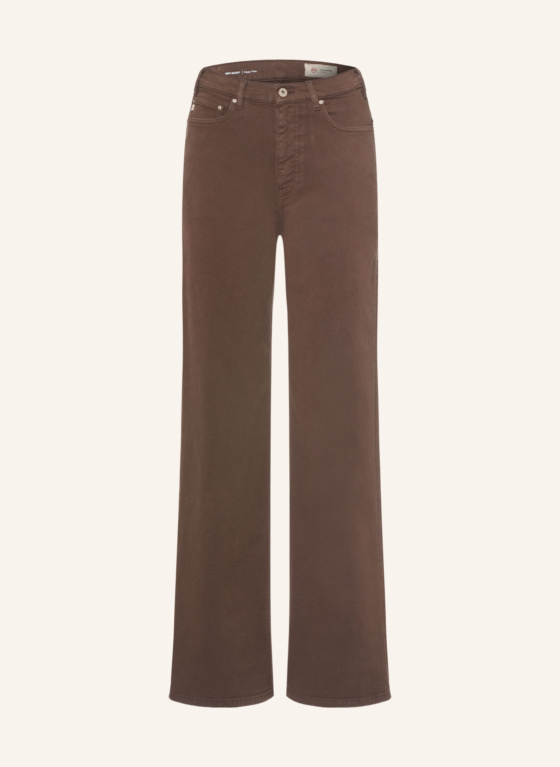 Ag Jeans Jeansy Wide Leg New Baggy braun