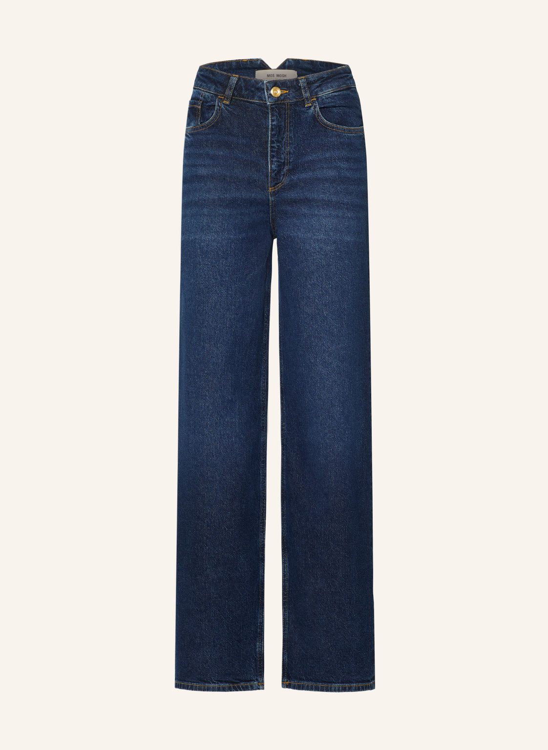 Mos Mosh Jeansy Straight Mmrelee blau