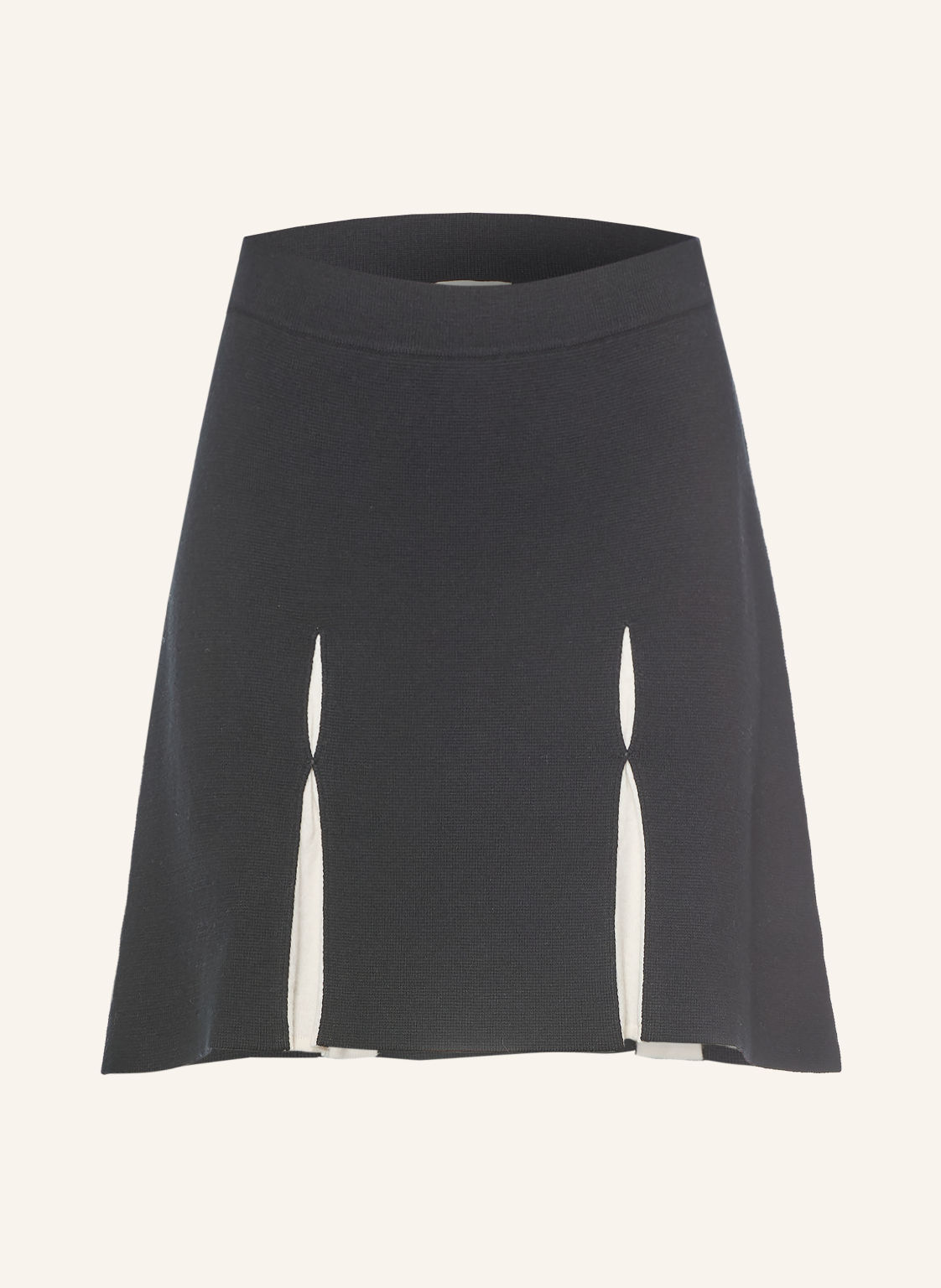 Claudie Pierlot Spódnica Dzianinowa schwarz