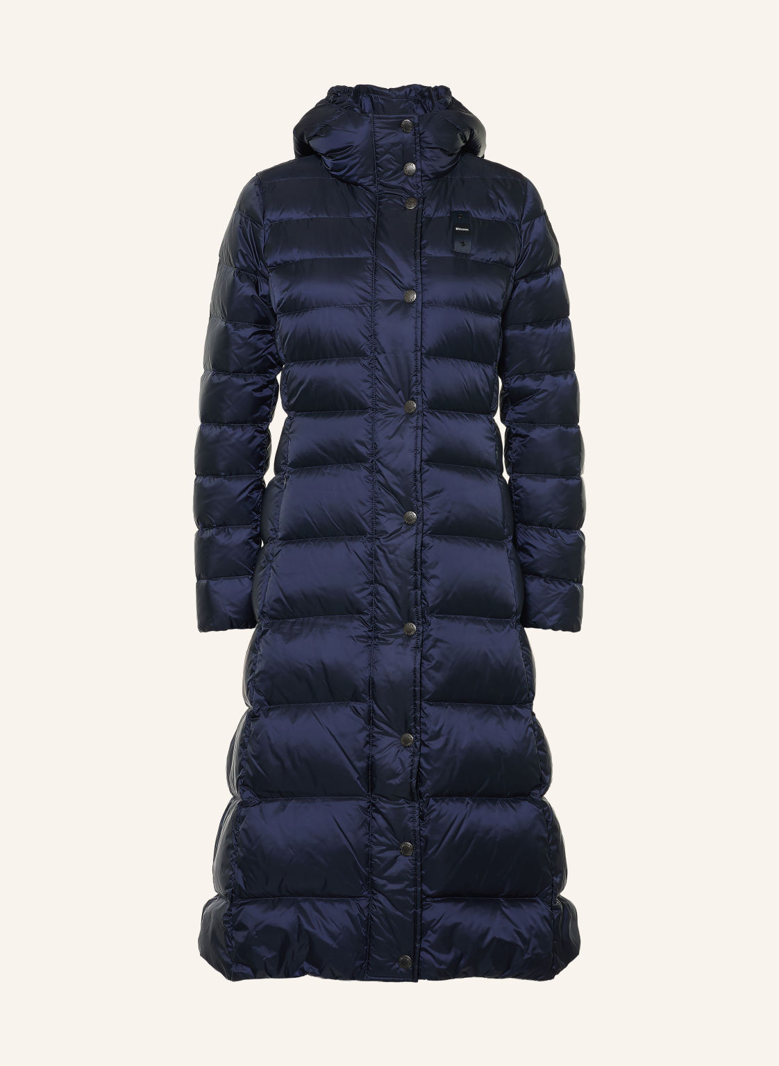 Blauer Płaszcz Puchowy blau