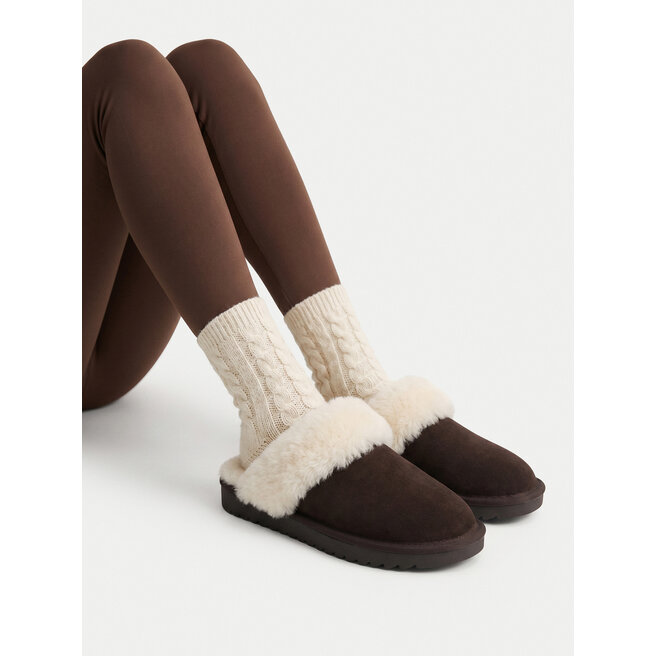 Kapcie Badura EO-MADISON-TS6333-01 Brązowy ciemny
