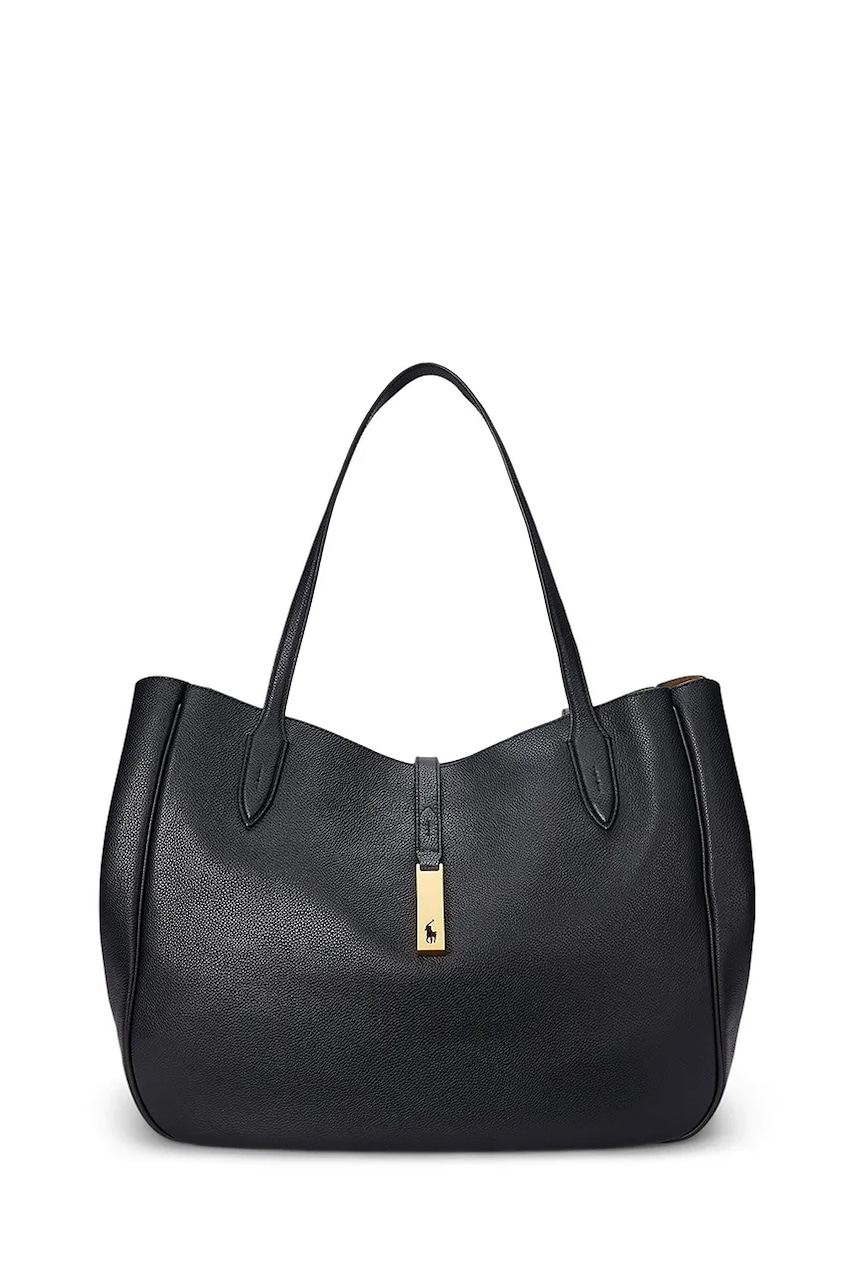 Polo Ralph Lauren torebka shopper damska skórzana