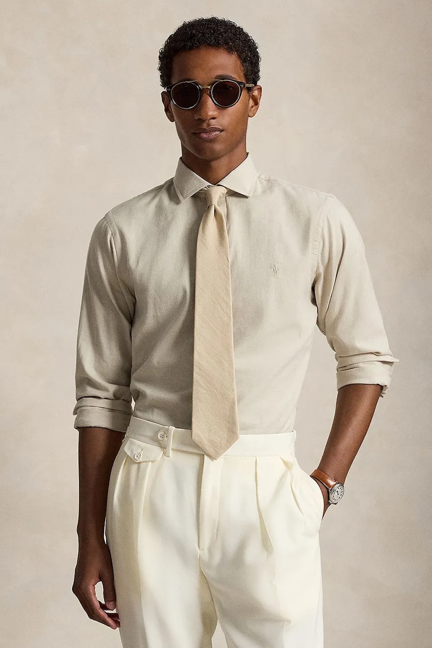 Polo Ralph Lauren koszula męska z bawełną
