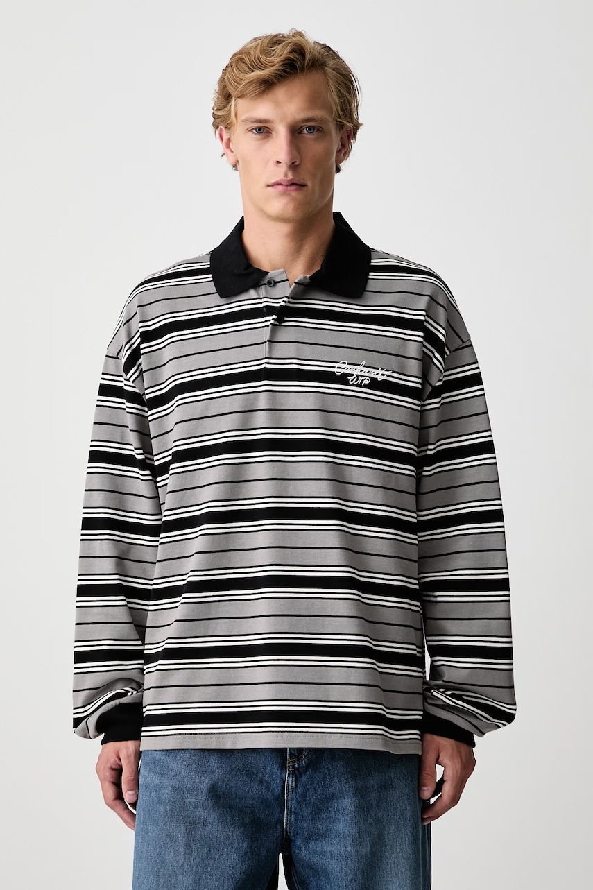 Carhartt WIP Devitt Rugby Shirt longsleeve męski bawełniany