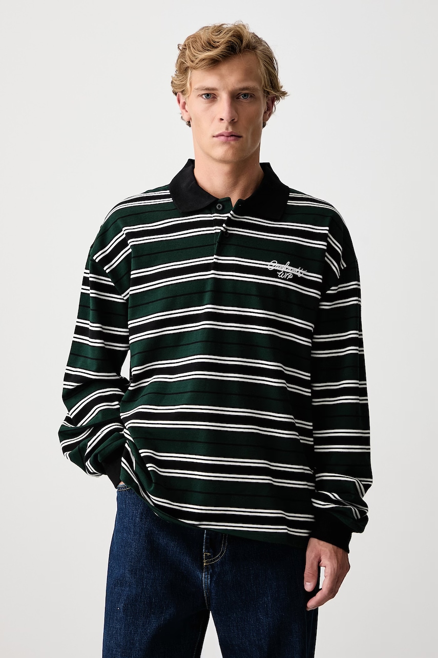 Carhartt WIP Devitt Rugby Shirt longsleeve męski bawełniany
