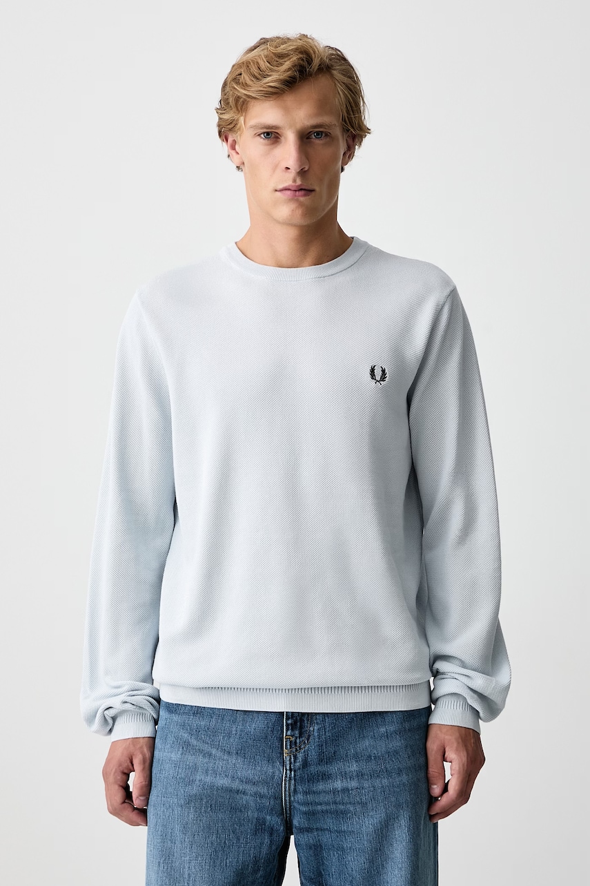 Fred Perry sweter bawełniany męski