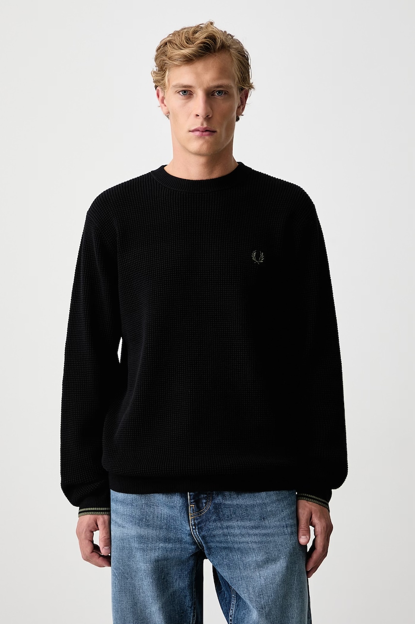 Fred Perry sweter bawełniany męski