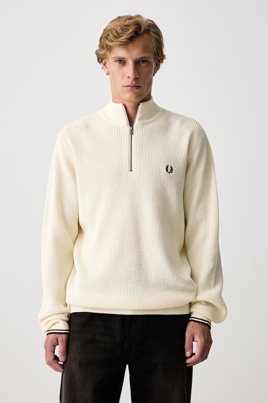 Fred Perry sweter bawełniany męski