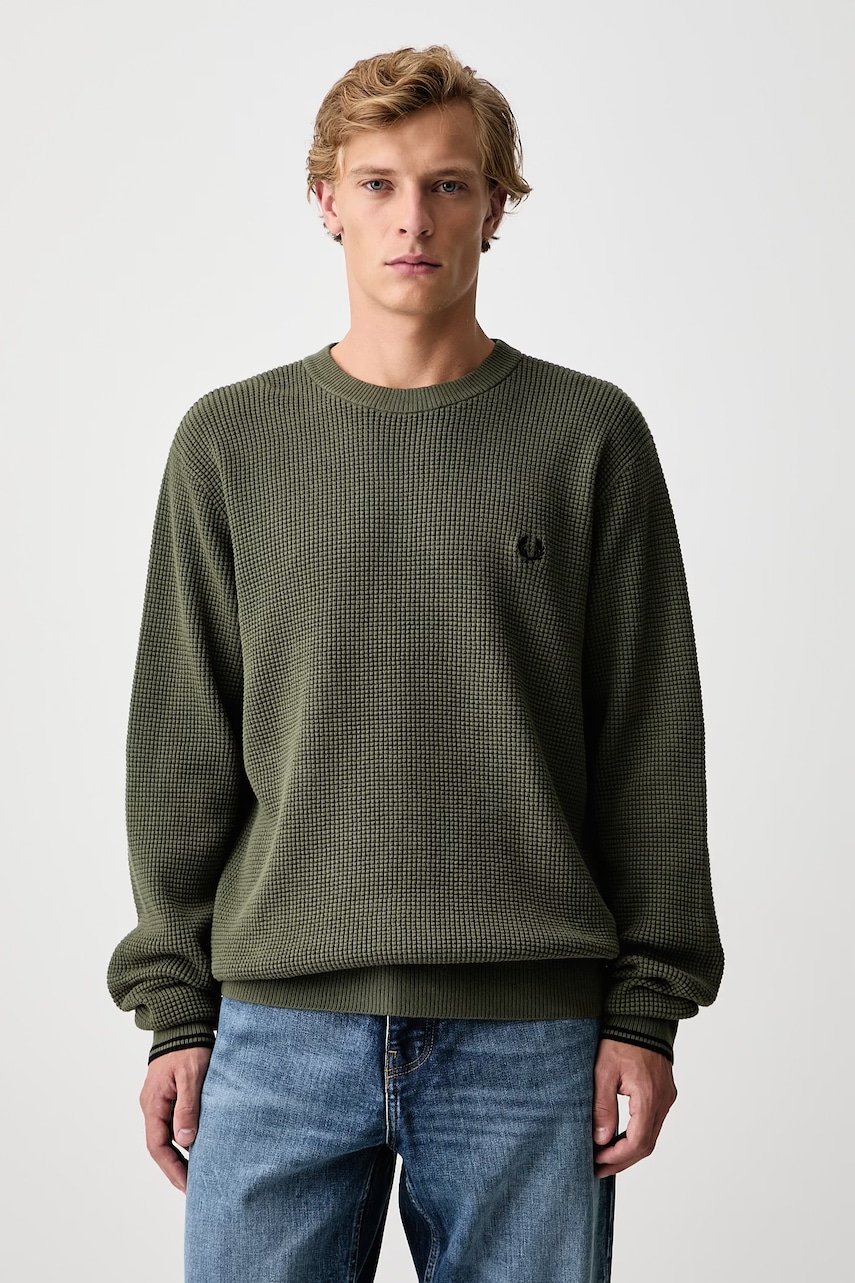 Fred Perry sweter bawełniany męski