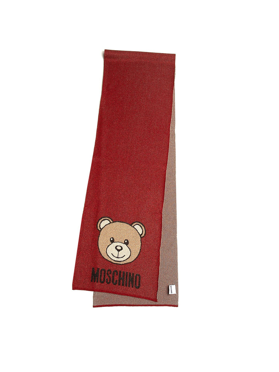 Damski czerwony szalik Moschino 30666M2345007