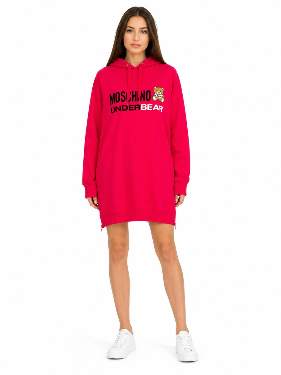 Czerwona sukienka damska Moschino 1927A172490060118