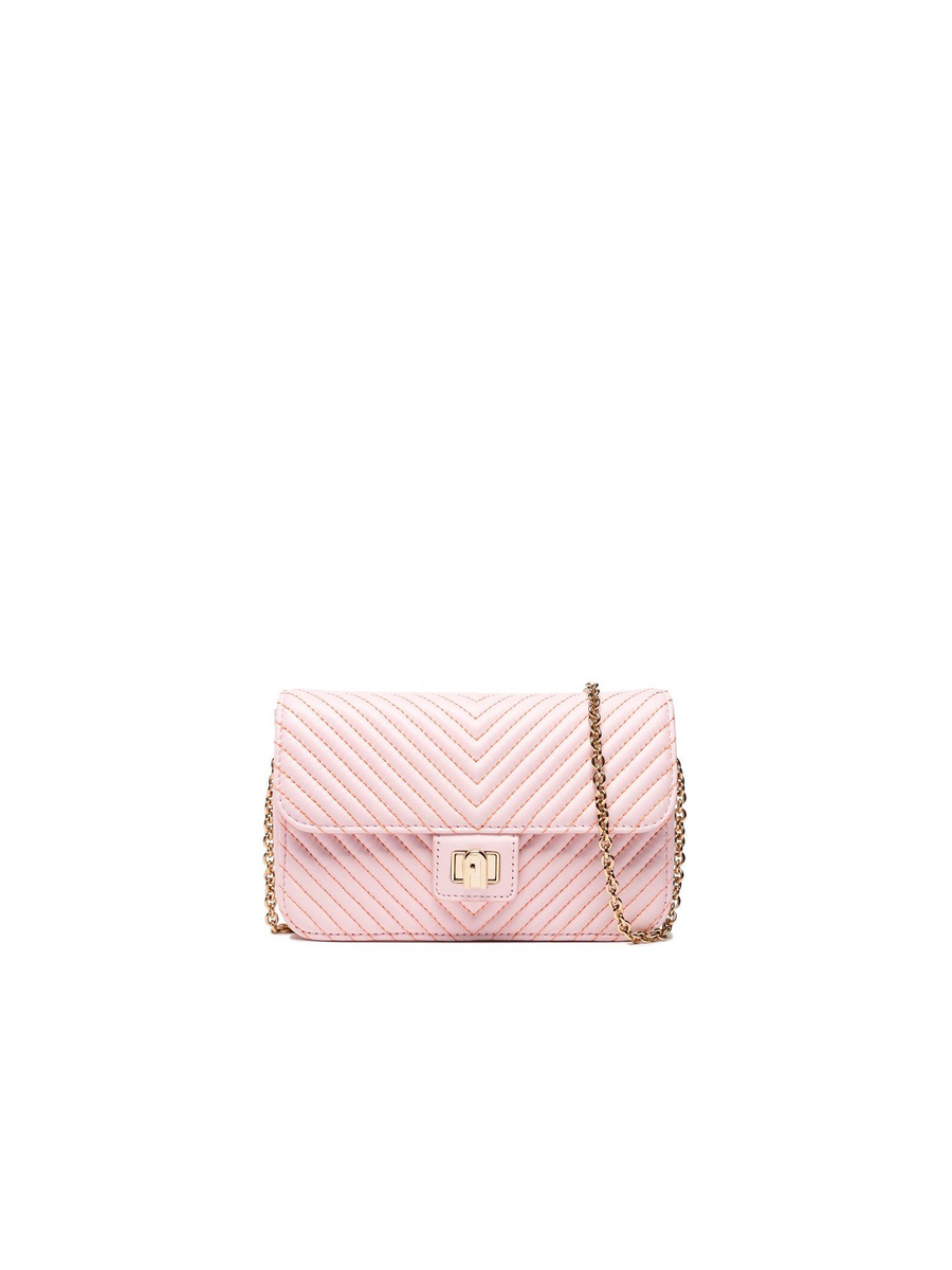 Pudroworóżowa torebka listonoszka Furla Pop Star Mini