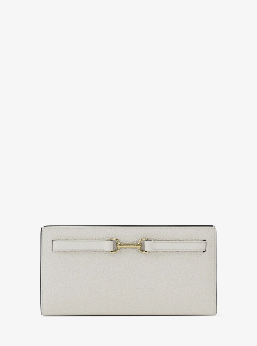 Damski portfel skórzany Michael Kors 35S5G2ZE3L, jasnokremowy