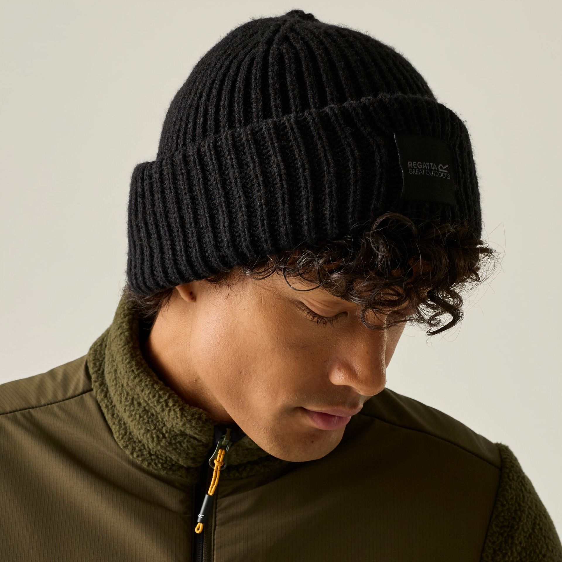 Regatta Czapka unisex beanie Connora Fisherman Czarny