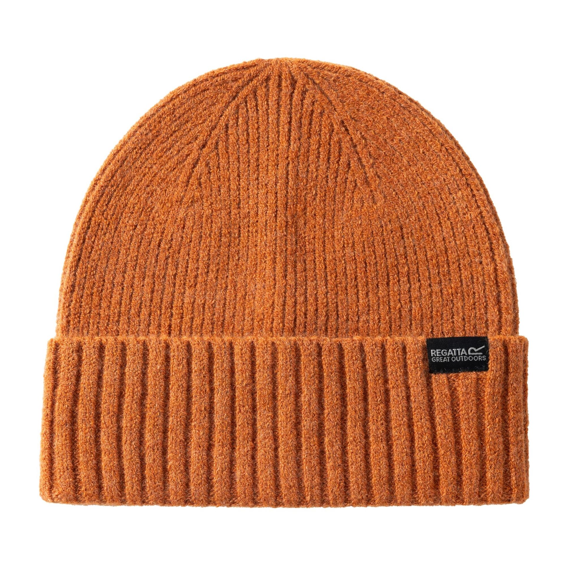 Regatta Czapka dziecięca beanie Junior Ribbed Basic Czerwony, Rozmiar: 98 cm