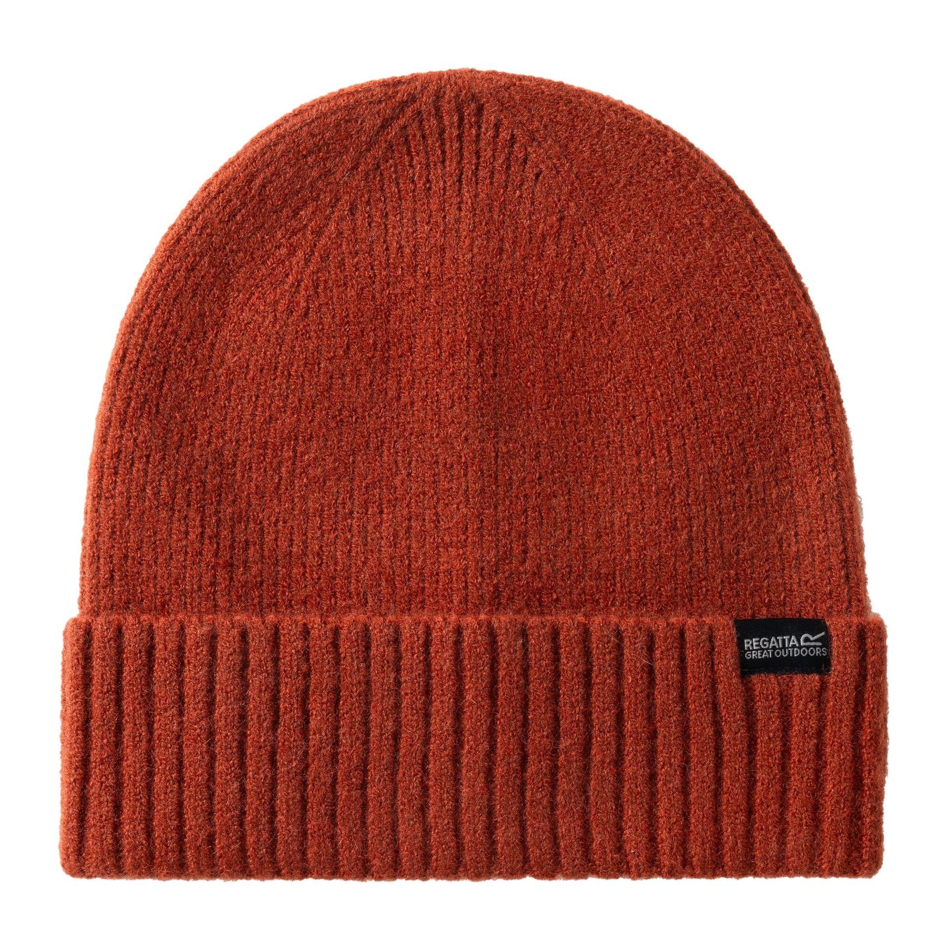 Regatta Czapka damska zimowa Ribbed Basic Czerwony