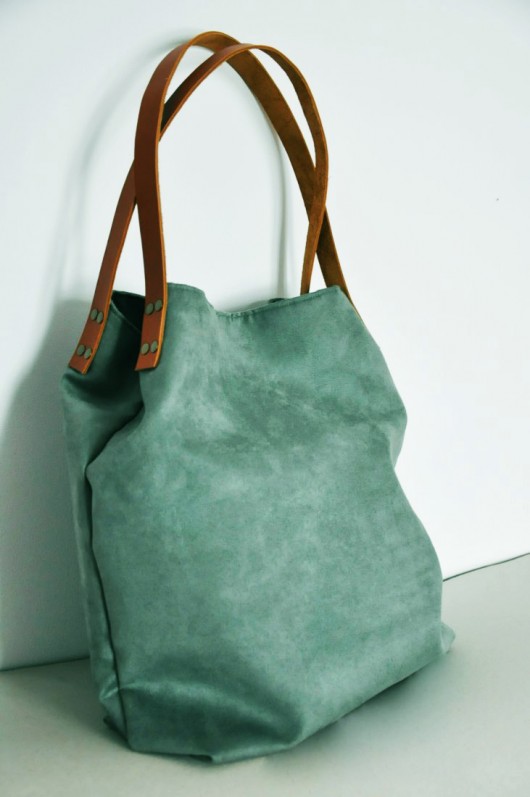 Torba tote XXL - zieleń