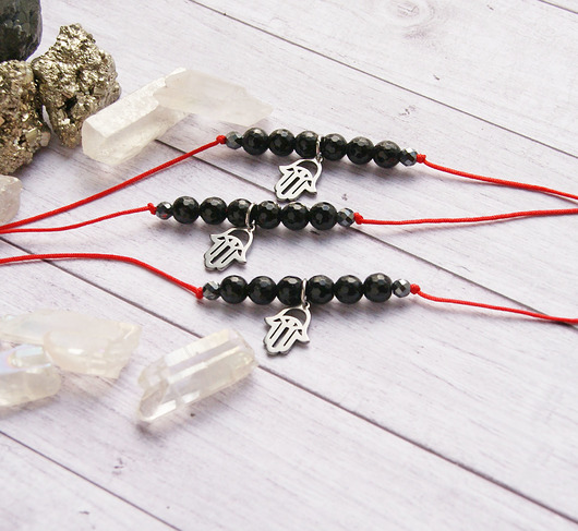 Siła, moc, ochrona - onyks & hamsa